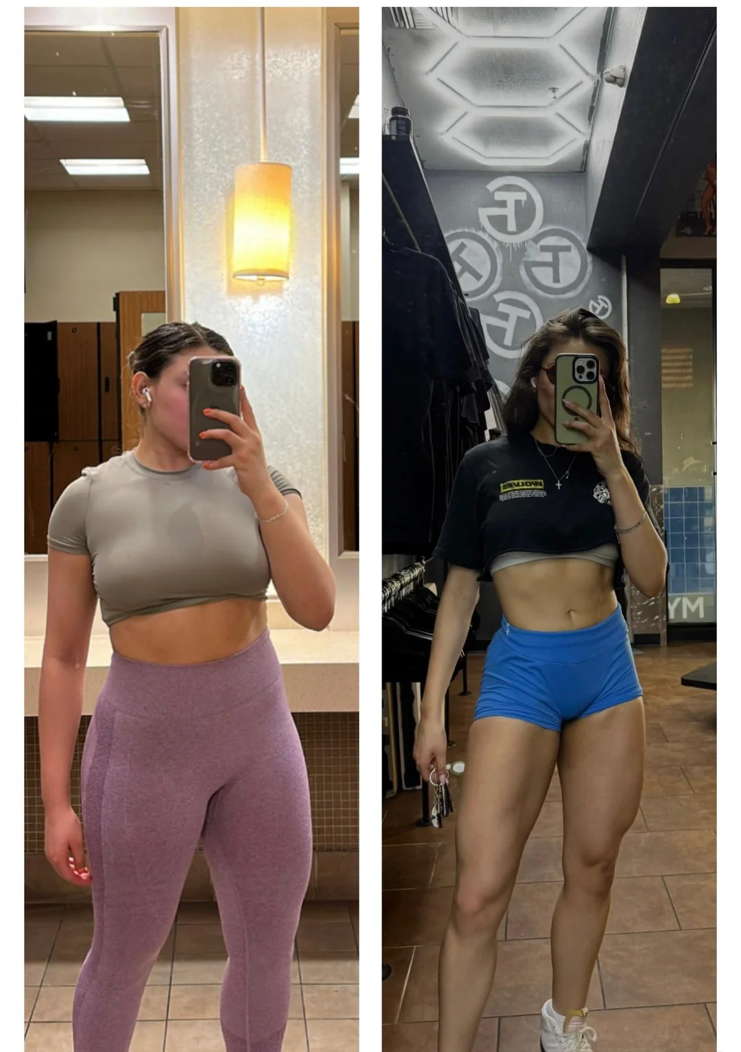 Before and after on retatrutide — Maya, 28 · Manchester, −16.8 kg in 5 months