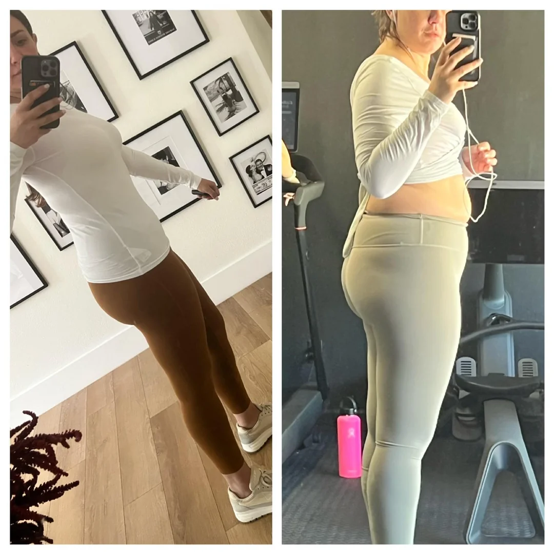Before and after on retatrutide — Sophie, 34 · London, −9 kg in 2 months